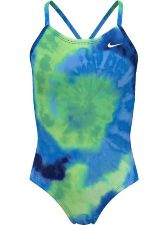 Nike Παιδικό Μαγιό Ολόσωμο Μπλε