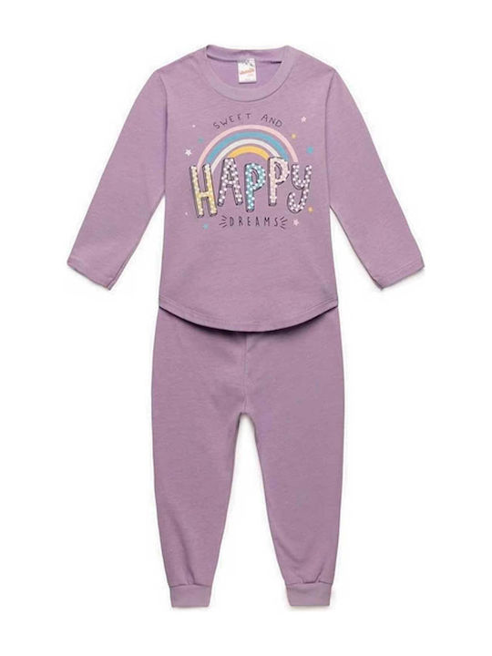 Minerva Kids' Pajamas Winter Lavender