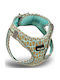 Glee Pizza Aqua Hundegeschirr XL Hals 42-54cm Brust 54-60cm
