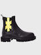 Leather Black Men's Boots