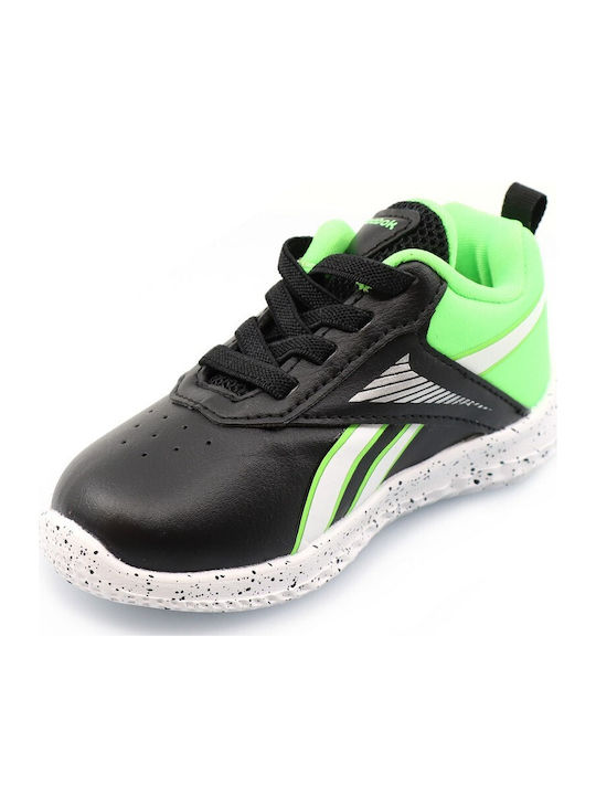 Rush Runner 5 Syn Incaltaminte Sport Copii Alergare Cu Închidere Hoop & Loop Negru