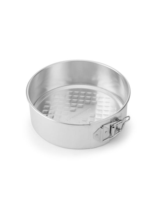 Kitchen Craft Formă de Patiserie pentru Chec Rotund din Aluminiu cu Bază Detașabilă 21.5x21.5x7buc 1buc