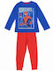 Spiderman Kinder Schlafanzug Winterlich Albastru/rosu