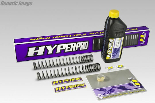 Hyperpro Ελατήρια Αμορτισέρ Μοτοσυκλέτας Μπροστινά