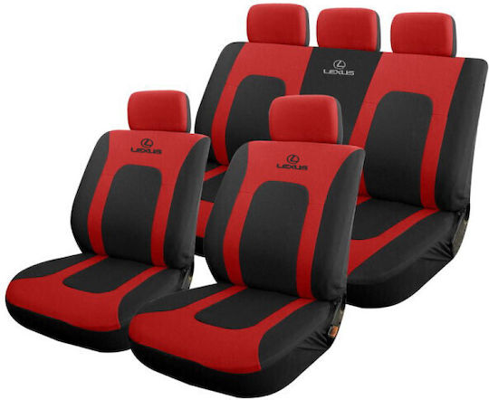Takeposition Set Huse Auto 9buc Poliester Negru