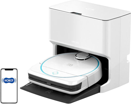 Hobot Legee D8 LuLu Σκούπα Ρομπότ με Χαρτογράφηση Laser & Απορρόφηση 5000Pa Λευκή