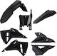 Cycra Motorcycle Plastic Set Black 5pcs