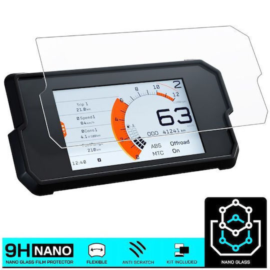 Speedo Angels Nano Glass Ultra Schutzfolien für Tachometer KTM Duke 125/390 790 Abenteuer 890 Abenteuer R 390 Abenteuer Rc1250