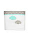 Baby Star Κουβέρτα Κούνιας Fleece Λευκή 100x160εκ.