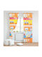 Mc Decor Kids Grommet Top Curtain Orange 26769 140x260cm