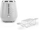 De'Longhi Eclettica Toaster 2 Schlitze 900W Weiß