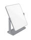 24home.gr Makeup Mirror Tabletop 15.8x6.5cm Grey