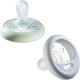 Tommee Tippee Ορθοδοντικές Πιπίλες Σιλικόνης λευκό/πράσινο για 6-18 μηνών 2τμχ