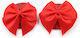 Naughty Toys Bowknots Sequin Round Nipple Covers Κόκκινα