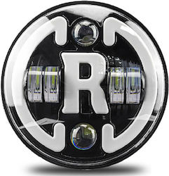 Far Rotund Impermeabil Faruri Auto LED 12 / 24V 36W 17.78cm cu Iluminare Albă 1 Bucată Far Rotund Impermeabil Faruri Auto LED 12 / 24V 36W 17.78cm cu Iluminare Albă 1 Bucată
