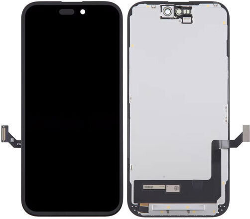 Οθόνη Soft με Μηχανισμό Αφής για iPhone 15 (Μαύρο)