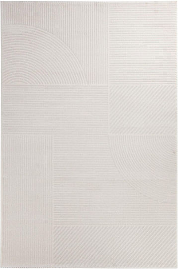 Royal Carpet Organic 591 Schlafzimmer-Teppichsets Creme E104043X 3 Stück