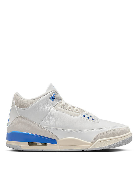 Air  3 Retro Boots Summit White / Hydrogen Blue-legend Blue
