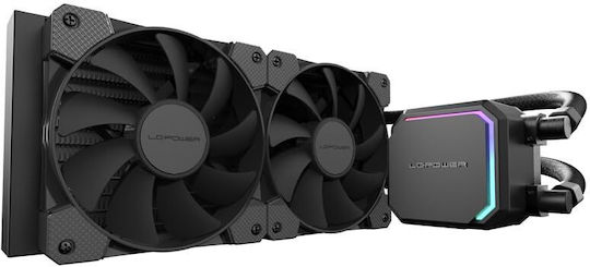 LC-Power Jet Flow Охлаждане AIO CPU с 2 Вентилатора 120mm
