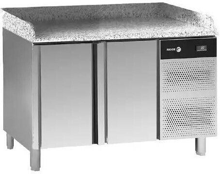 Fagor Frigider Inoxidabil de Banc Pizza 325lt cu 2 Uși și Unitate de Răcire 0/+0°C L149.2xl80xH85cm Ccp-2b