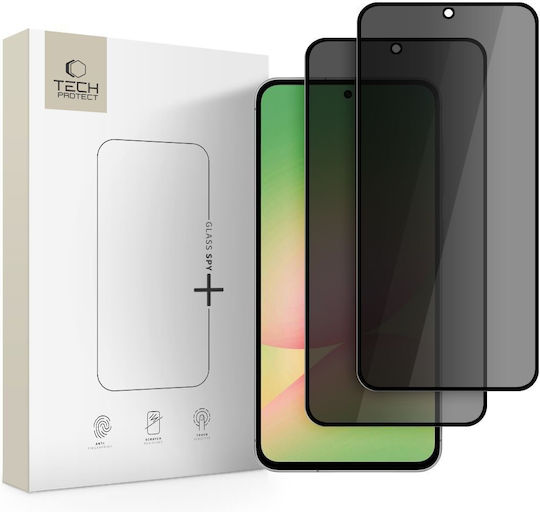 Tech-Protect Glass Spy+ Privacy Tempered Glass Negru (Galaxy A36, Galaxy A56 5G)