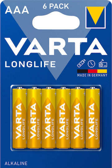Varta LongLife Alkaline Batterien AAA 1.5V 6Stück
