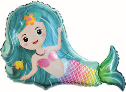 26" Mermaid Balloon Blue Hair 26" Mermaid Balloon Blue Hair