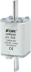 Photovoltaik-Messer-Sicherung H1 63A 1000VDC GPV CFPV-H1 CHF