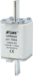 Ασφαλεια Μαχαιρωτη Φωτοβολταϊκων H1 100a 1000vdc Gpv Cfpv-h1 Chf