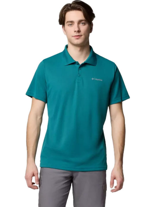 Columbia Utilizer Polo T-shirt River Blue