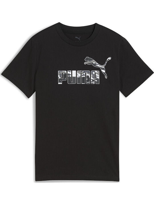Παιδικό T-shirt Μαύρο Essentials