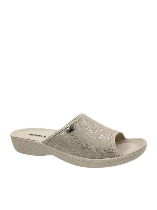 Adam's Shoes Leder Flache Sandalen für Damen in...