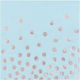 Light Blue Silver Polka Dot Napkins 20 Pcs