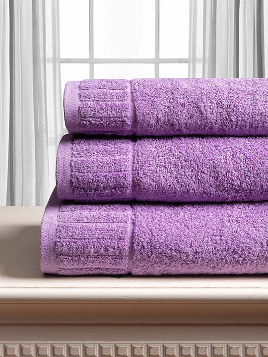 Silk Fashion Bath Towel Melodia 75x150cm Lilac ...