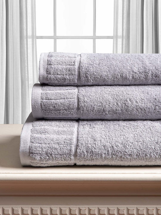 Silk Fashion Melodia 50x100cm Light Gray Bath T...