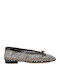 Synthetic Leather Ballerinas Black