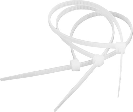 Cabletech Kabelorganisator 3,6 mm/20 cm Weiß Cabletech 100 Stück