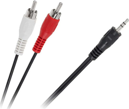 3,5mm Klinkenkabel - 3,5mm Stecker Schwarz 1,8m