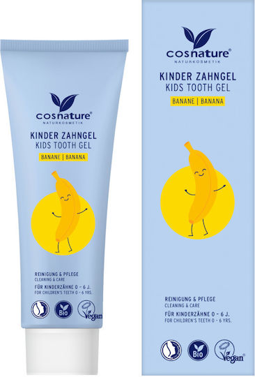 Cosnature Бебешка Паста За Зъби За 0м+ С Вкус Банан Без Флуор 75мл