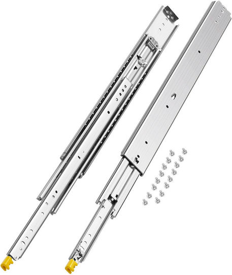 Vevor 1 Pair 18-60 In Soft-close Drawer Slides Ball Bearing Full Extension