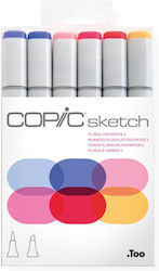 Copic Sketch Marker Mehrfarbig 6Stück