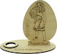 Wooden Easter Lucky Egg Stand Moana Resurrection 15cm