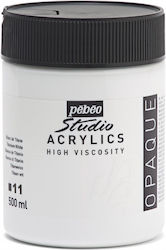 Акрилна боя Pebeo Studio 500ml Vind White 171011