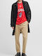 David251d Мъжки Панталон Slim Fit Бежов