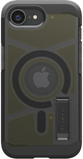 Spigen Tough Armor AI (MagFit) Back Cover Silicone / Plastic 2mm Frost Black (iPhone 17e / 16e)