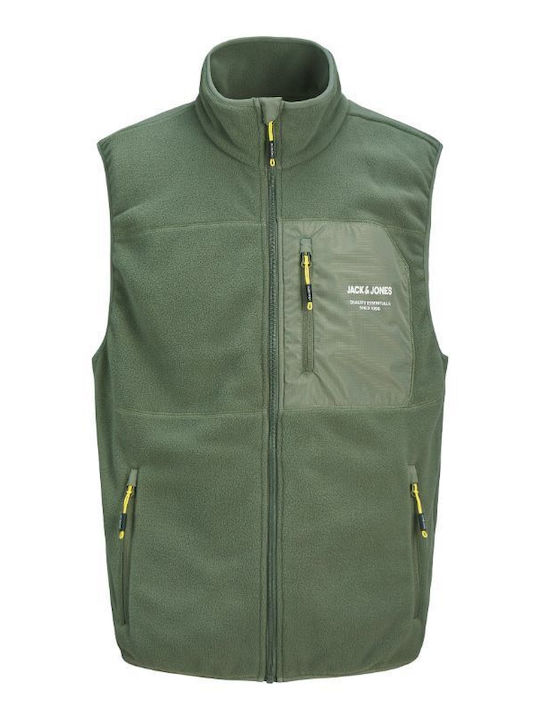 Herren Fleecejacke Grün