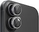 Set 2 Mobile Origin Sapphire Lens Guards Camera Protection Compatible Iphone 16 16 Plus Clear