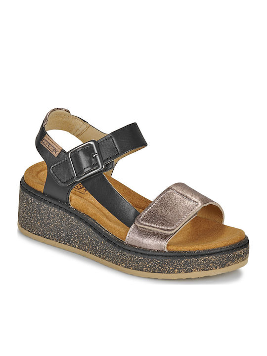Pikolinos Alzira W9d Πλατφόρμες Black