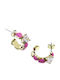 Chiara Ferragni Earrings Gold Plated with Stones