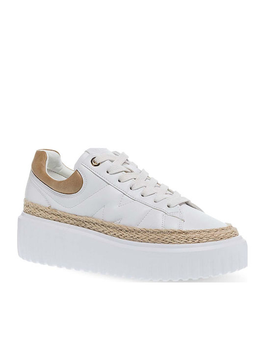 Γυναικεία Flatforms Sneakers Λευκά